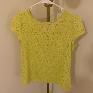Ann taylor loft diamond eyelet shirt